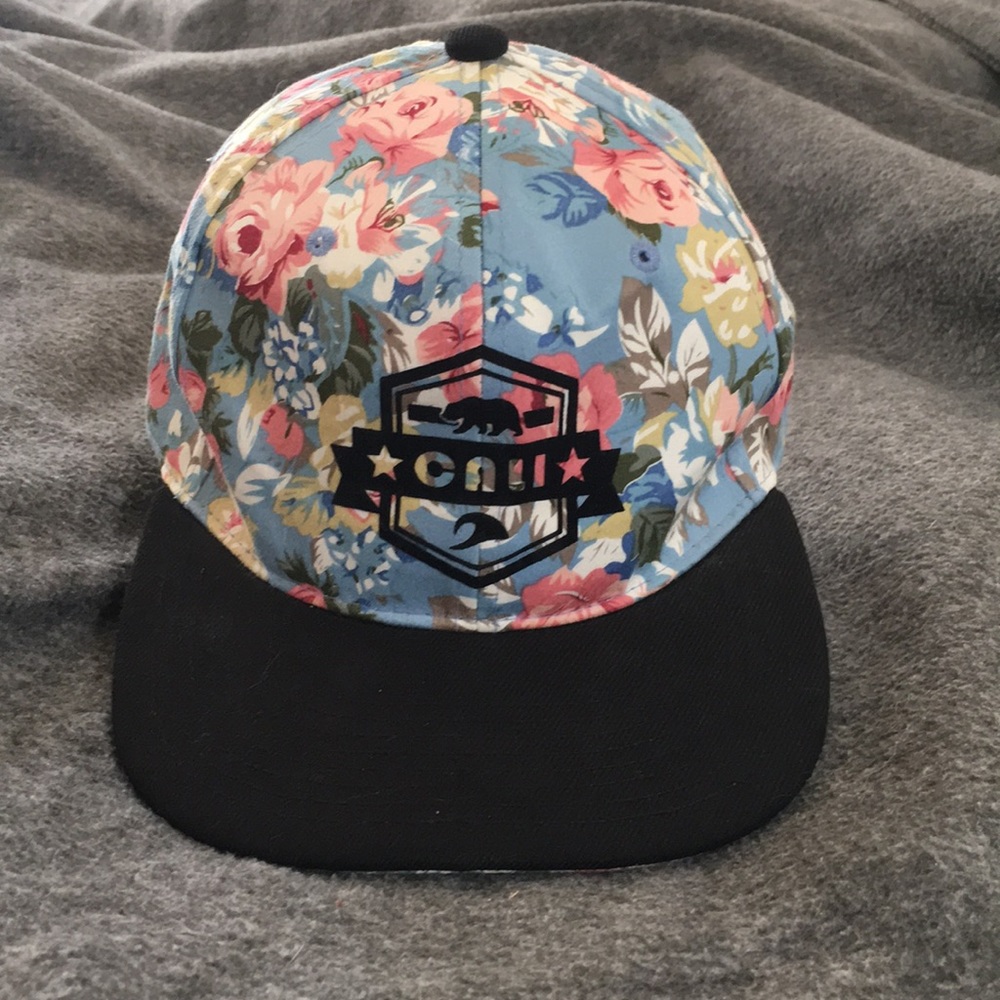California Republic - Floral Cali Hat (flat visor)